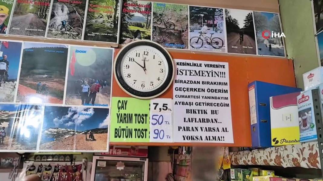 Veresiye isteyenlerden bıktı: Her yere bu yazıyı astı! Aylardır borçlarının peşinde 11